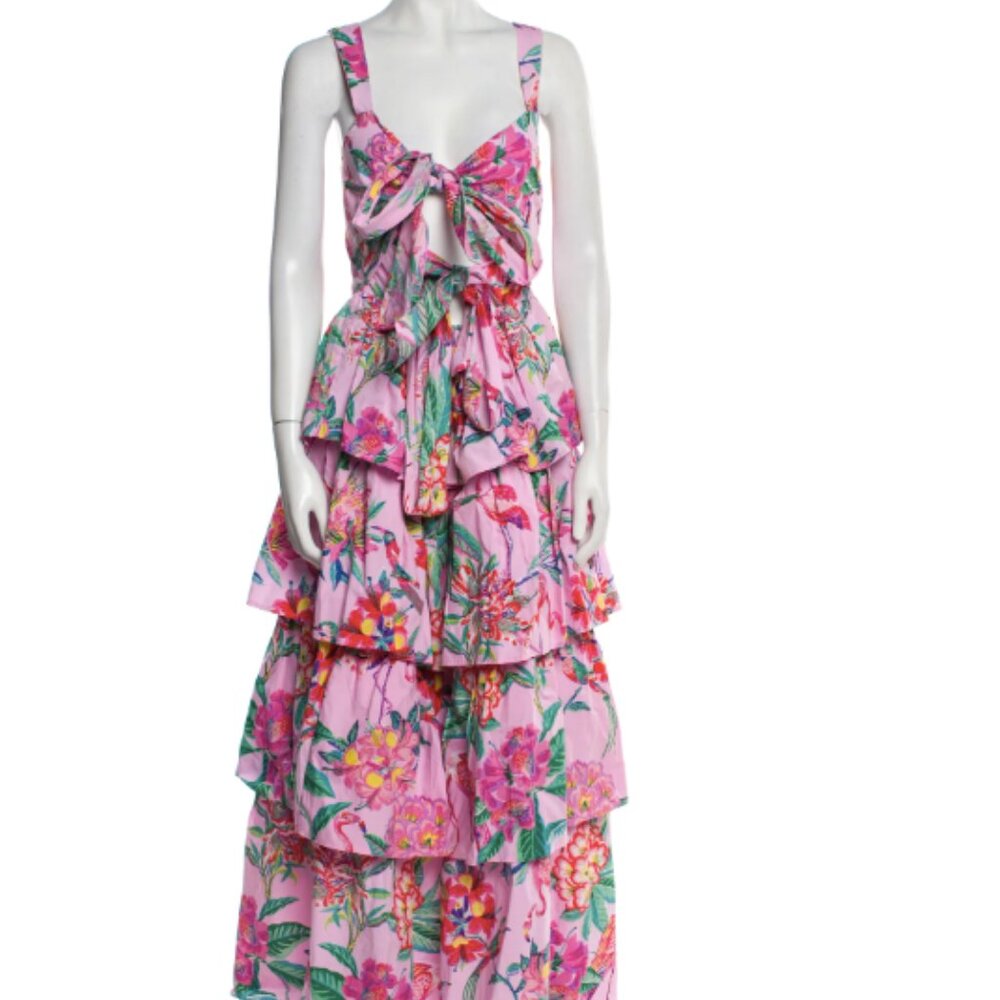 Benjanan Floral Print Long Dress